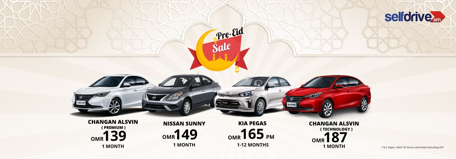 Oman Car Rental, Rent a car Muscat OMR 119/month* 25 off on Monthly