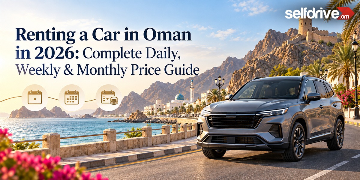 Oman Car Rental Prices 2026: Daily, Weekly & Monthly Cost Breakdown